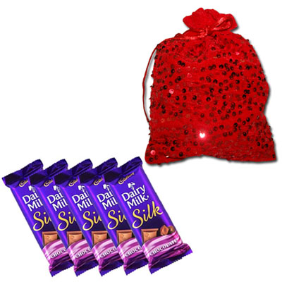 "Choco Thali, Heart shape Flower arrangement  (8th) - Click here to View more details about this Product